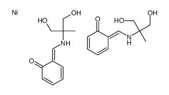 6-[[(1,3-dihydroxy-2-methylpropan-2-yl)amino]methylidene]cyclohexa-2,4-dien-1-one,nickel Structure