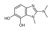 1H-Benzimidazole-6,7-diol, 2-(dimethylamino)-1-methyl- (9CI) structure