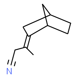 3-bicyclo[2.2.1]hept-2-ylidenebutyronitrile结构式