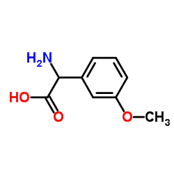 Amino(3-methoxyphenyl)acetic acid Structure