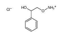 (2-hydroxy-2-phenylethoxy)azanium,chloride结构式