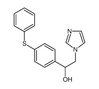 2-imidazol-1-yl-1-(4-phenylsulfanylphenyl)ethanol结构式