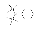 N,N-Bis(trimethylsilyl)cyclohexylamine结构式