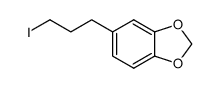 3-(3,4-methylenedioxyphenyl)-1-iodopropane结构式