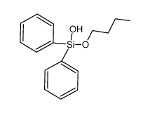 butoxydiphenylsilanol Structure