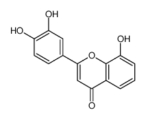 2-(3,4-dihydroxyphenyl)-8-hydroxychromen-4-one Structure