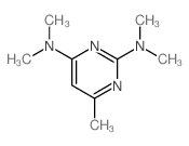 N,N,N,N,6-pentamethylpyrimidine-2,4-diamine Structure