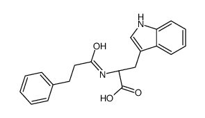 N(beta)-phenylpropionyltryptophan结构式