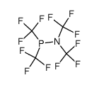 Bis(trifluormethyl)amino-bis(trifluormethyl)phosphan Structure