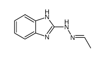 Acetaldehyde, 1H-benzimidazol-2-ylhydrazone (9CI) Structure