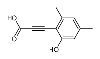 3-(2-hydroxy-4,6-dimethylphenyl)propynoic acid结构式
