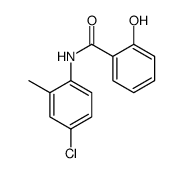 N-(4-chloro-2-methylphenyl)-2-hydroxybenzamide结构式