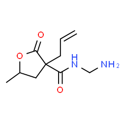 3-Furancarboxamide,N-(aminomethyl)tetrahydro-5-methyl-2-oxo-3-(2-propenyl)-(9CI)结构式