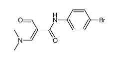 (E)-N-(4-bromophenyl)-3-(dimethylamino)-2-formylacrylamide结构式