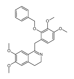 1-(2-(benzyloxy)-3,4-dimethoxybenzyl)-6,7-dimethoxy-3,4-dihydroisoquinoline Structure