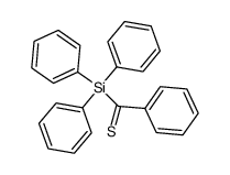 thiobenzoyltriphenylsilane Structure