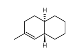trans--2-methyl-Δ1,2-octalin结构式