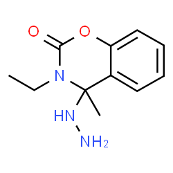 2H-1,3-Benzoxazin-2-one,3-ethyl-4-hydrazino-3,4-dihydro-4-methyl-(9CI) Structure