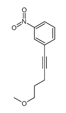 1-(5-methoxypent-1-ynyl)-3-nitrobenzene Structure