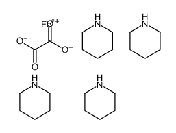 iron(+2) cation, oxalate, piperidine Structure