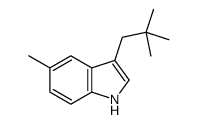 1H-Indole,3-(2,2-dimethylpropyl)-5-methyl-(9CI)结构式