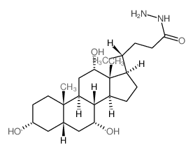 (4R)-4-[(3R,5S,7R,8R,9S,10S,12S,13R,14S,17R)-3,7,12-trihydroxy-10,13-dimethyl-2,3,4,5,6,7,8,9,11,12,14,15,16,17-tetradecahydro-1H-cyclopenta[a]phenanthren-17-yl]pentanehydrazide picture