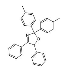 2,2-di-p-tolyl-4,5-diphenyl-3-oxazoline Structure