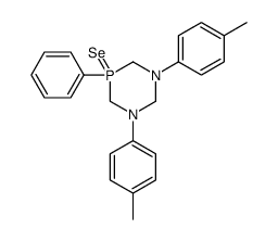1,3-bis(4-methylphenyl)-5-phenyl-5-selanylidene-1,3,5λ5-diazaphosphinane Structure