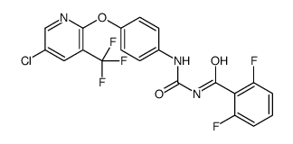 N-[[4-[5-chloro-3-(trifluoromethyl)pyridin-2-yl]oxyphenyl]carbamoyl]-2,6-difluorobenzamide Structure