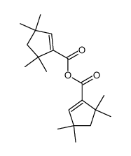 3,3,5,5-tetramethylcyclopent-1-ene-1-carboxylic anhydride结构式