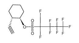 (1R,2S)-2-ethynylcyclohexyl 1,1,2,2,3,3,4,4,4-nonafluorobutane-1-sulfonate Structure