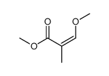 methyl 3-methoxymethacrylate Structure