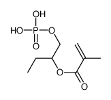 1-phosphonooxybutan-2-yl 2-methylprop-2-enoate结构式