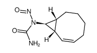 (exo-Bicyclo[6.1.0]non-2-en-9-yl)-N-nitrosoharnstoff结构式