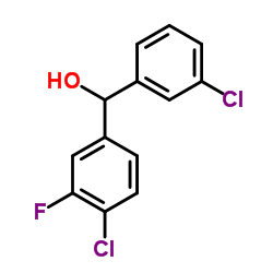 3,4'-DICHLORO-3'-FLUOROBENZHYDROL structure