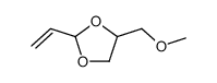4-methoxymethyl-2-vinyl-[1,3]dioxolane Structure