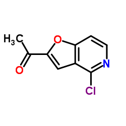 1-(4-Chlorofuro[3,2-c]pyridin-2-yl)ethanone结构式