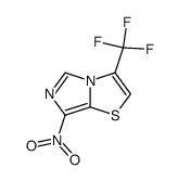 3-trifluoromethyl-7-nitroimidazo<5,1-b>thiazole结构式