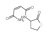 2-Butenediamide, N-(tetrahydro-2-oxo-3-thienyl)-, (S-(Z))-结构式