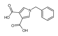 1-苄基-1H-吡咯-3,4-二羧酸结构式