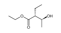 ethyl 2-ethyl-3-hydroxybutyrate Structure