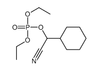 [cyano(cyclohexyl)methyl] diethyl phosphate结构式