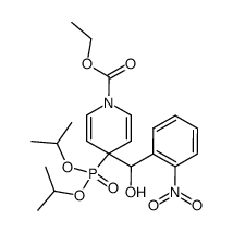 ethyl 4-(diisopropoxyphosphoryl)-4-(hydroxy(2-nitrophenyl)methyl)pyridine-1(4H)-carboxylate Structure