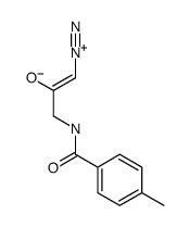 1-diazonio-3-[(4-methylbenzoyl)amino]prop-1-en-2-olate结构式