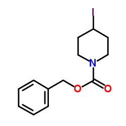 Benzyl 4-iodo-1-piperidinecarboxylate structure