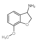 7-甲氧基-2,3-二氢-苯并呋喃-3-胺结构式