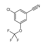 3-CHLORO-5-(TRIFLUOROMETHOXY)BENZONITRILE Structure