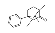 1,7,7-trimethyl-4-phenylbicyclo[2.2.1]heptan-2-one Structure