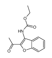 ethyl N-(2-acetyl-1-benzofuran-3-yl)carbamate Structure