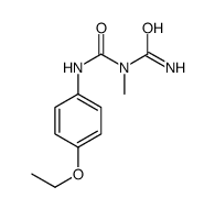 1-carbamoyl-3-(4-ethoxyphenyl)-1-methylurea结构式